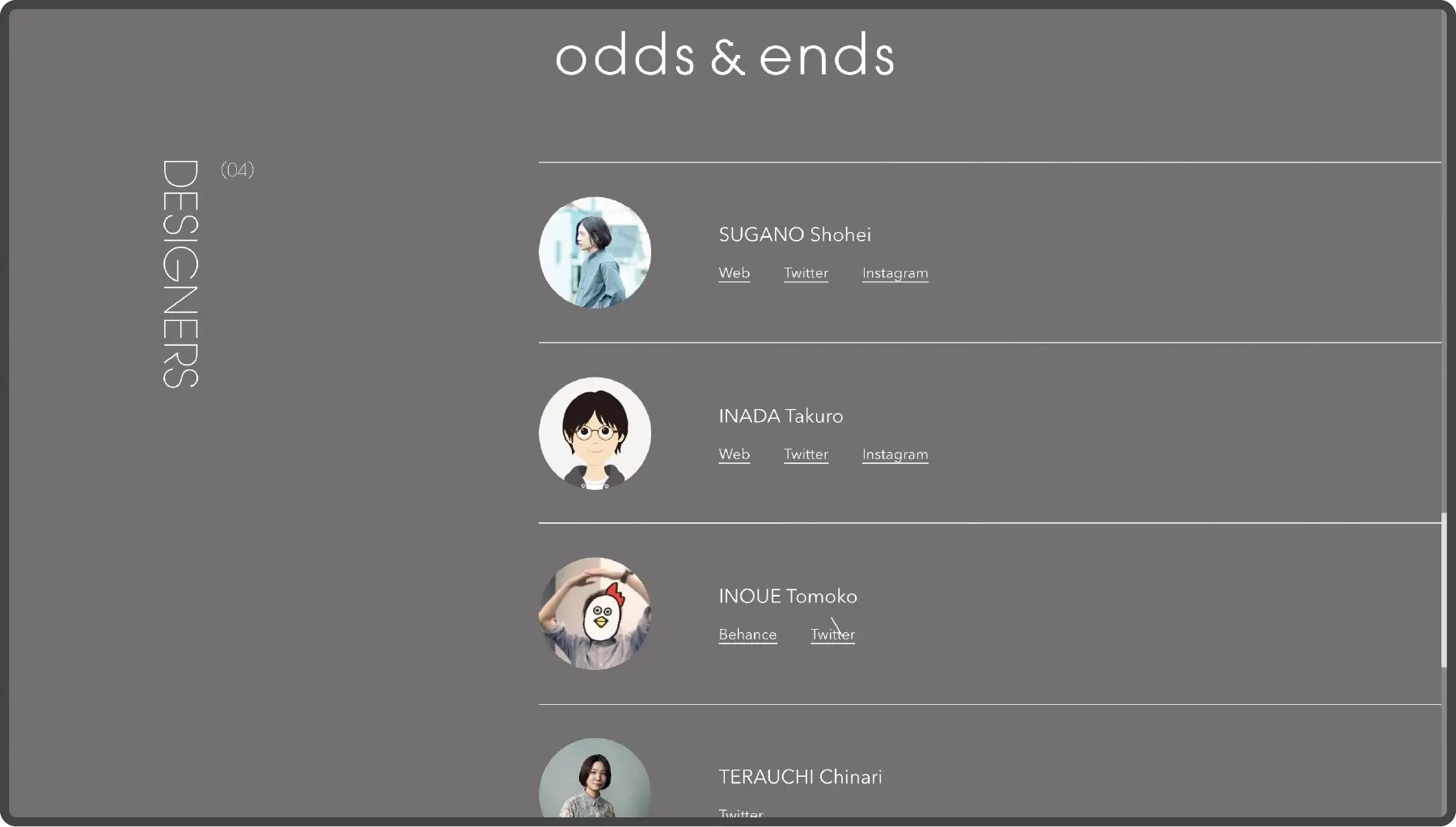 odds and ends
